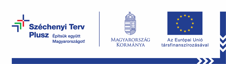 Széchenyi Terv Plusz – Építsük együtt Magyarországot! Magyarország Kormánya, az Európai Unió társfinanszírozásával.