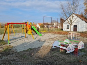 Az Ordason kialakított új közterületi játszótér